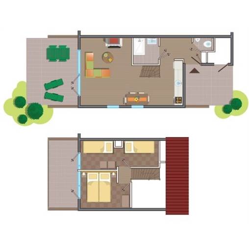 Comfort cottage PZ981 at Port Zélande